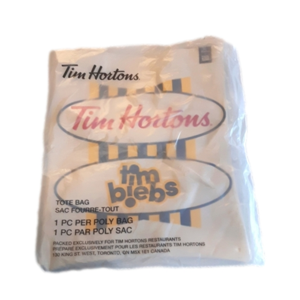Limited edition bieber/tim Hortons collaboration tote bag Nwt unopened